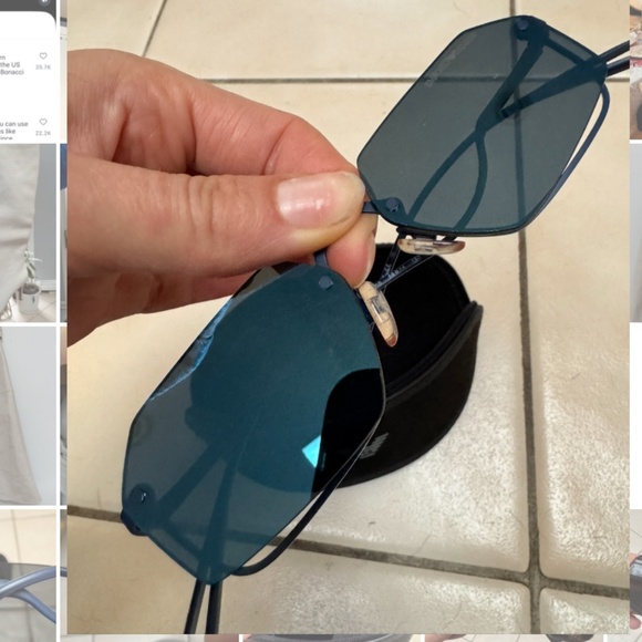 Emporio Armani EA 2136 - 301855 Matte Blue | Sunglasses Woman main image 4